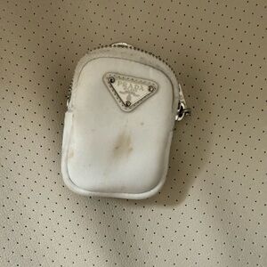 Prada White Mini Pouch